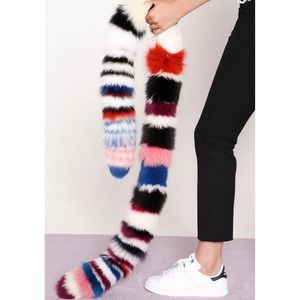 ⚡️Charlotte Simone Multicolor Fur Scarf